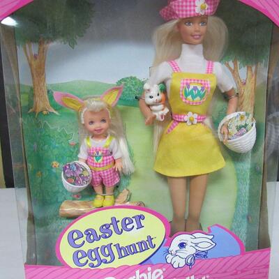 Vintage 1997 Barbie and Kelly Easter Egg Hunt Set, Special Edition, MIB