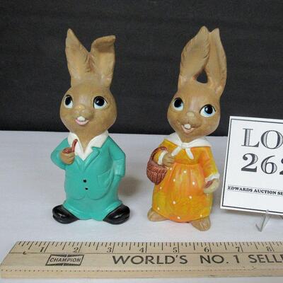 Vintage Japan Rabbit People Figurines