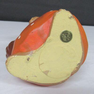 Large Rabbit Lady Figurine, Vintage Japan