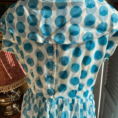 ST Vintage Polkadot Dress with Hat