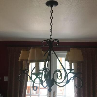 Wrought Iron Chandelier  This is in new condition