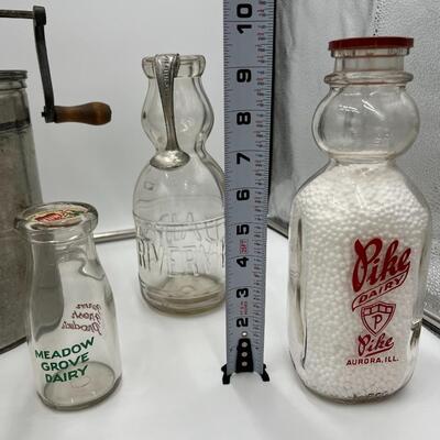Antique Large Lot of Dairy Milk Butter and Ice Cream Related Collectibles