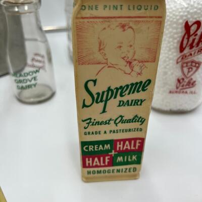 Antique Large Lot of Dairy Milk Butter and Ice Cream Related Collectibles