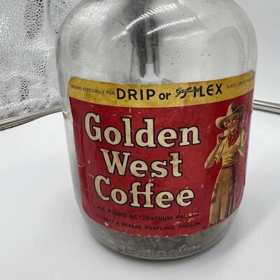 Antique Lot of Coffee Related Collectible Jars Tins and Accessories