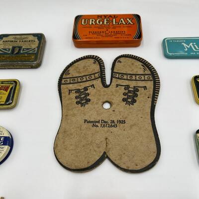 Lot of Antique General Store Ephemera Displays and Collectibles