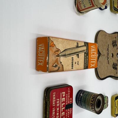 Lot of Antique General Store Ephemera Displays and Collectibles