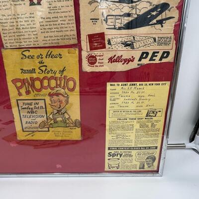 Fantastic Lot of Vintage PEP Cereal and Kellogs Ephemera and Collectibles