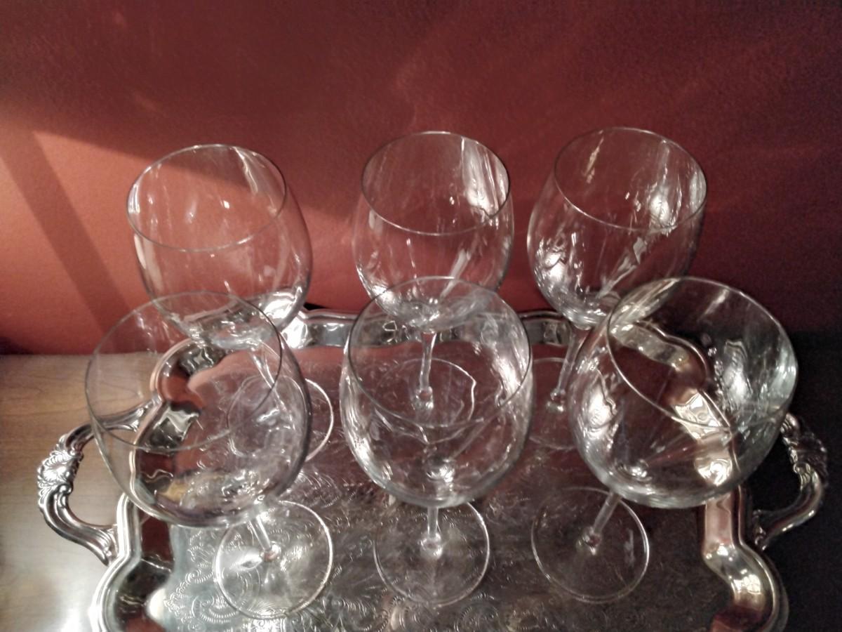Luigi Bormioli Wine Glasses Signed