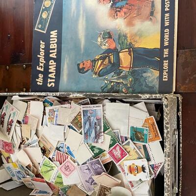 ST Vintage stamps and stamp book