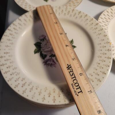 6 vintage 7" plates lifetime China Company