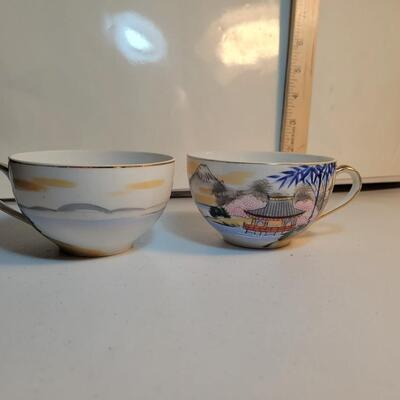 Two vintage China tea cups