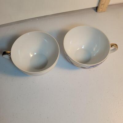 Two vintage China tea cups