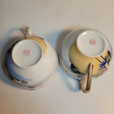 Two vintage China tea cups