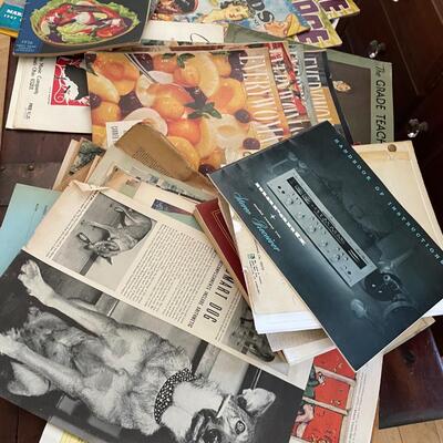 ST Collection of vintage magazines and Ephemera