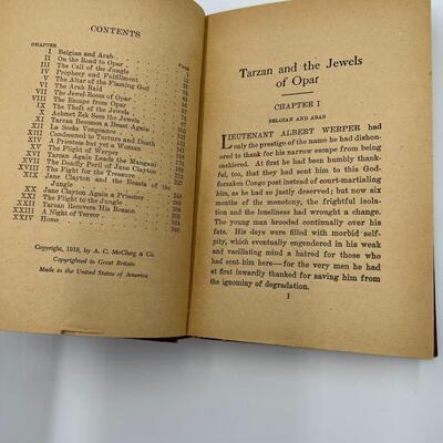 1918 Book Tarzan and the Jewels of Opar by Edgar Rice Burroughs