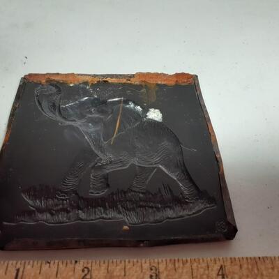 Vintage hand hammered copper elephant