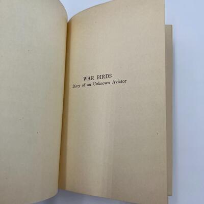 1926 War Birds Diary of an Unknown Aviator Grosset & Dunplap