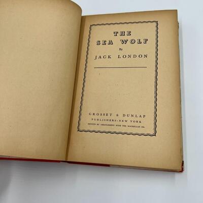 1904 Book The Sea Wolf by Jack London Published by Grosset & Dunlap