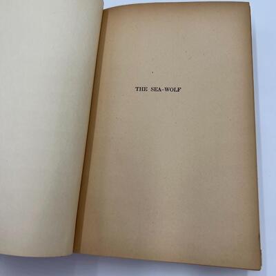1904 Book The Sea Wolf by Jack London Published by Grosset & Dunlap