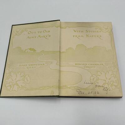 1904 Book Out to Old Aunt Mary's by James Whitcomb Rilley