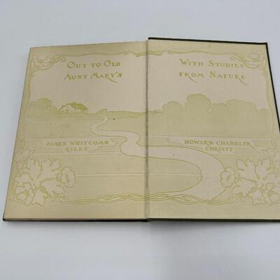 1904 Book Out to Old Aunt Mary's by James Whitcomb Rilley