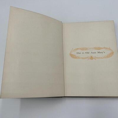 1904 Book Out to Old Aunt Mary's by James Whitcomb Rilley