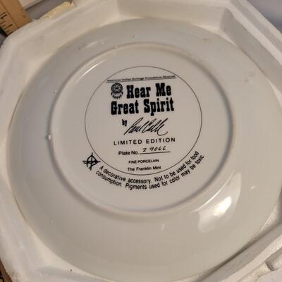 2 Franklin mint collectors plates