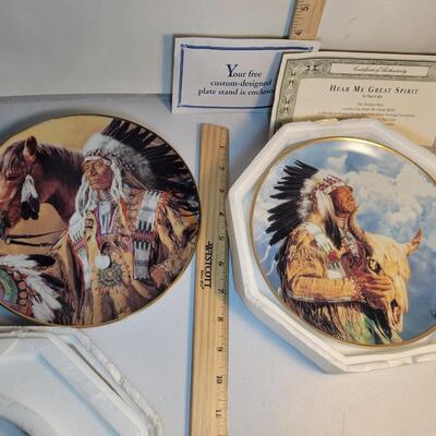 2 Franklin mint collectors plates