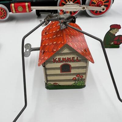 Lot of Antique 7 Tin Toys from West Germany and Japan