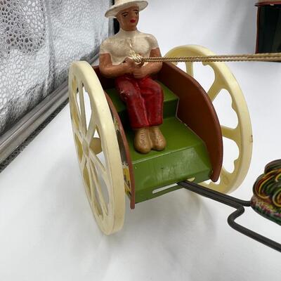 Lot of Antique 7 Tin Toys from West Germany and Japan