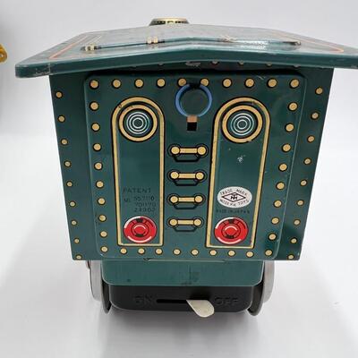 Lot of Antique 7 Tin Toys from West Germany and Japan