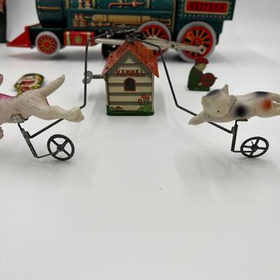 Lot of Antique 7 Tin Toys from West Germany and Japan