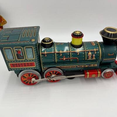 Lot of Antique 7 Tin Toys from West Germany and Japan