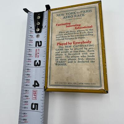 Antique New York NY to Paris Aero Race Toy