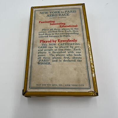 Antique New York NY to Paris Aero Race Toy