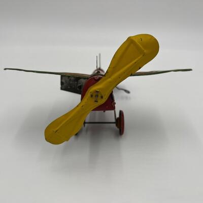 Very Rare Early Louis Marx & Co Wind Up Tin Toy Plane