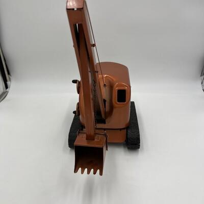 Vintage Structo Grane Digger Toy with Copper Paint