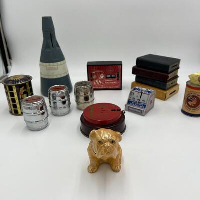Lot of 14 Mid Century Coin Banks