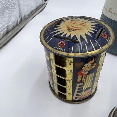 Lot of 14 Mid Century Coin Banks