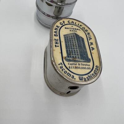 Lot of 13 Seattle Area Vintage Coin Banks