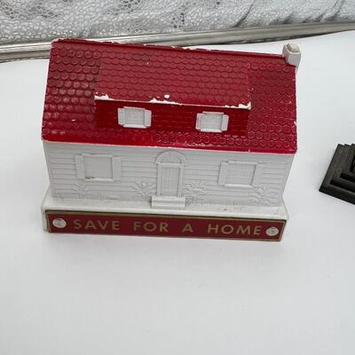 Lot of 13 Seattle Area Vintage Coin Banks
