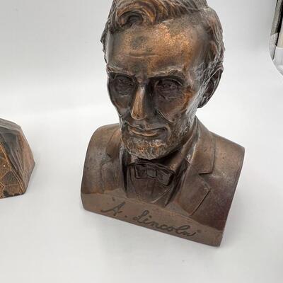 Vintage Lot of 5 Metal Coin Banks of Abraham Lincoln Northern Life Tower Seattle and Mountain Ram
