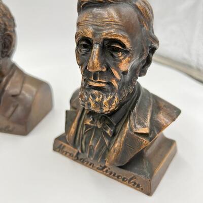 Vintage Lot of 5 Metal Coin Banks of Abraham Lincoln Northern Life Tower Seattle and Mountain Ram