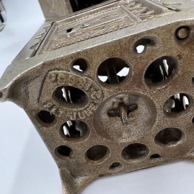 Premium Lot of 6 Antique Cast Iron Coin Banks Safes