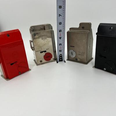 Vintage Lot of 4 Slot Machine Coin Banks