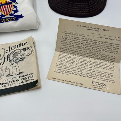 Rare Lot of Antique Navy Collectibles and Ephemera