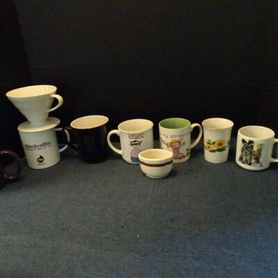 LOT 448. COLLECTION OF MUGS