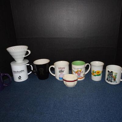 LOT 448. COLLECTION OF MUGS