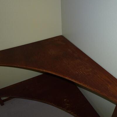 LOT 453.   CORNER SHELVING UNIT