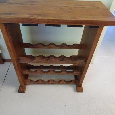 LOT 454. WINE RACK